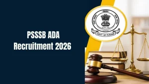 PSSSB ADA Recruitment 2026