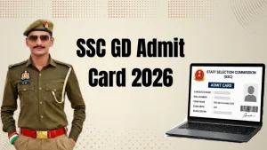 SSC GD Admit Card 2026