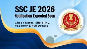 SSC JE 2026 Notification