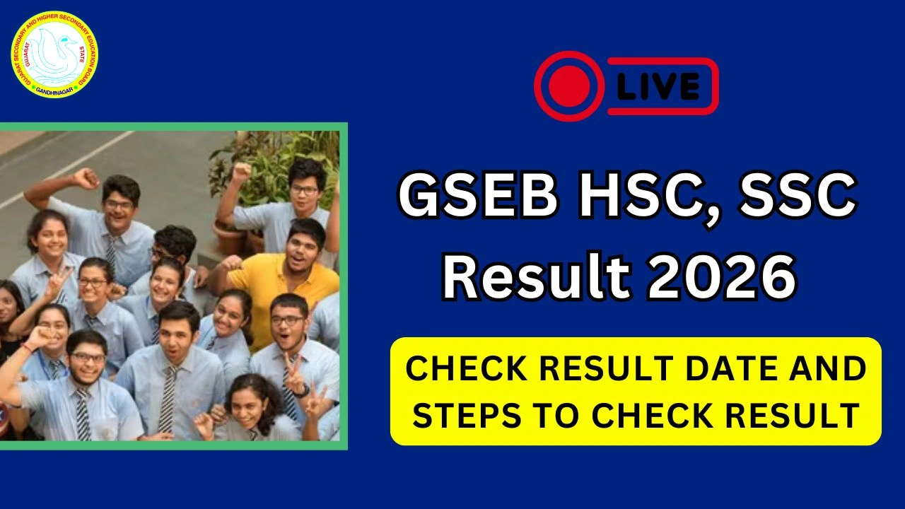 GSEB HSC, SSC Result 2026 LIVE: Gujarat board to announce std 10th, 12th result date soon; toppers