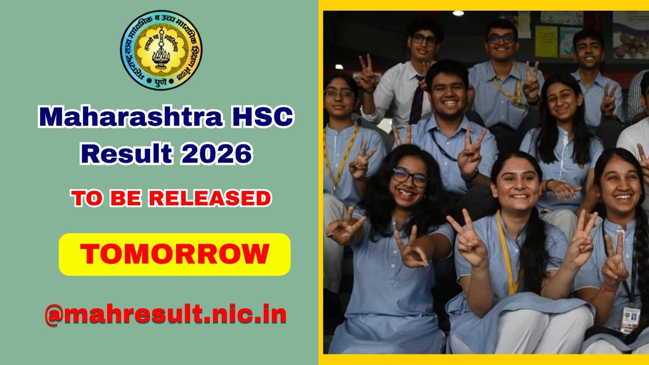 Maharashtra HSC Result 2026 Tomorrow at mahresult.nic.in; Check MSBSHSE 12th Result Links, Login Credentials